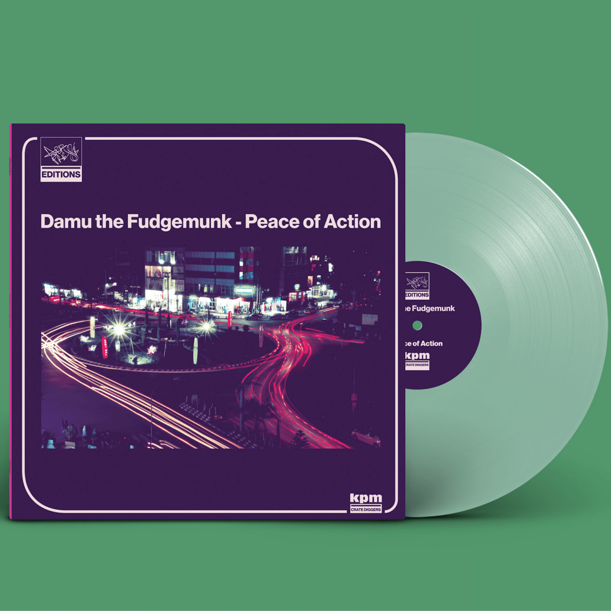 Damu the Fudgemunk - Peace of Action (Duck Egg Blue)
