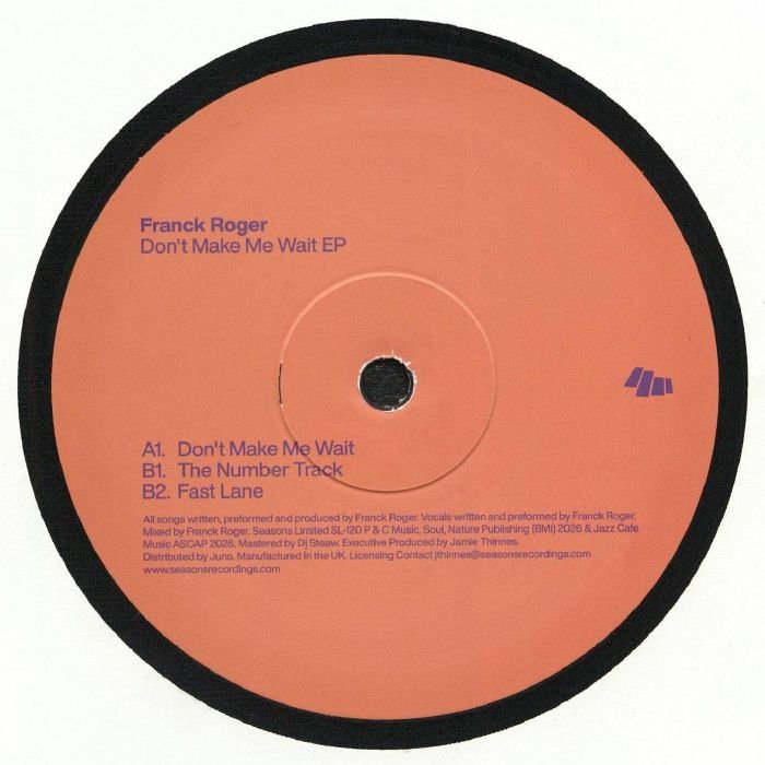 Franck Roger - Don't Make Me Wait EP