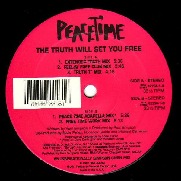 Peacetime - The Truth Will Set You Free