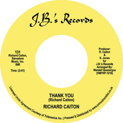 Richard Caiton - Thank You / Where Is The Love