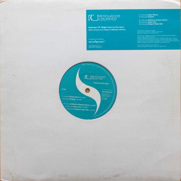 Renovation Unlimited Featuring Roy Ayers - Antonata