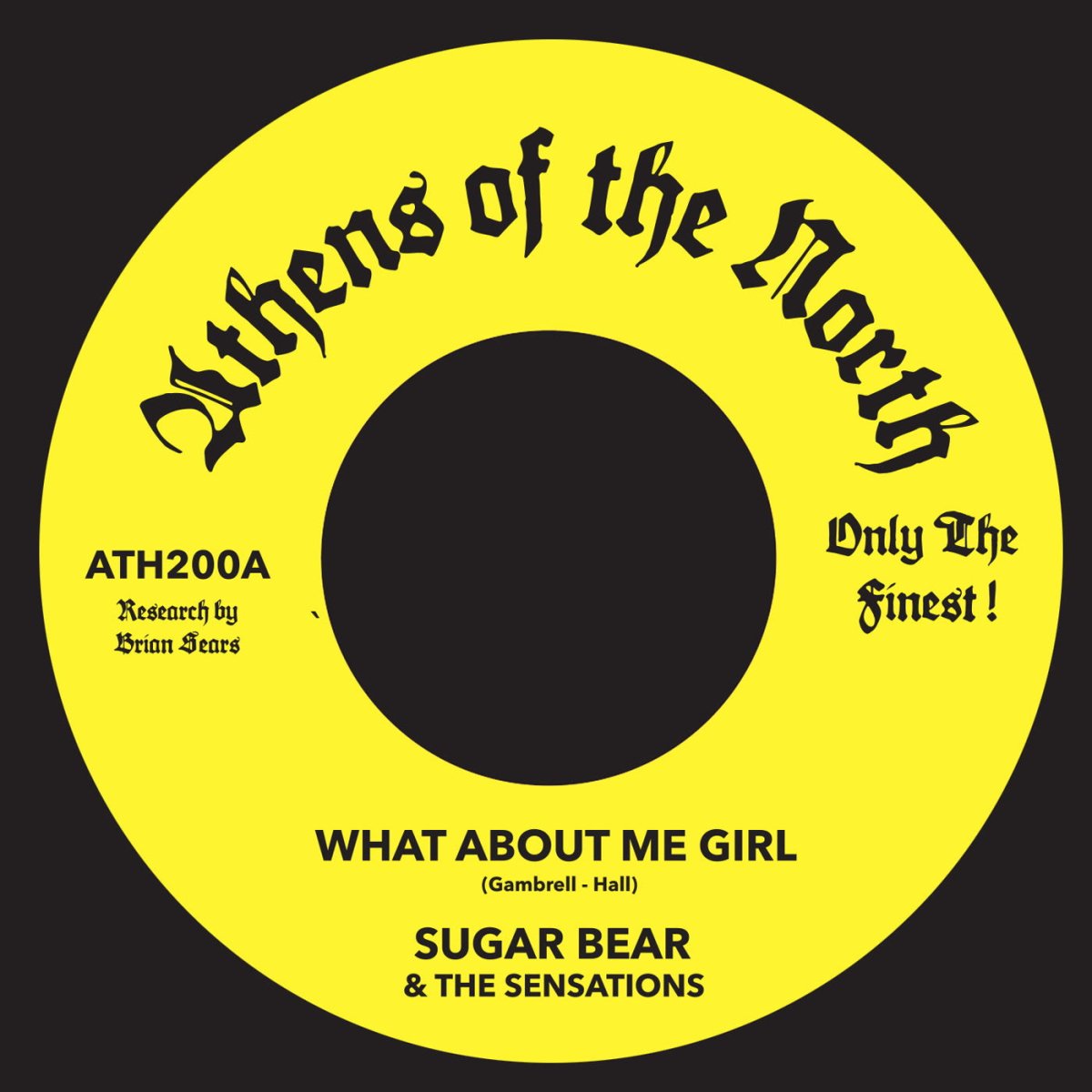 Sugar Bear & The Sensations - What About Me Girl