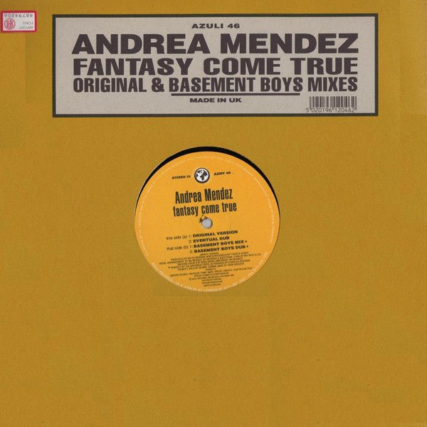 Andrea Mendez - Fantasy Come True (Original & Basement Boys Mixes)