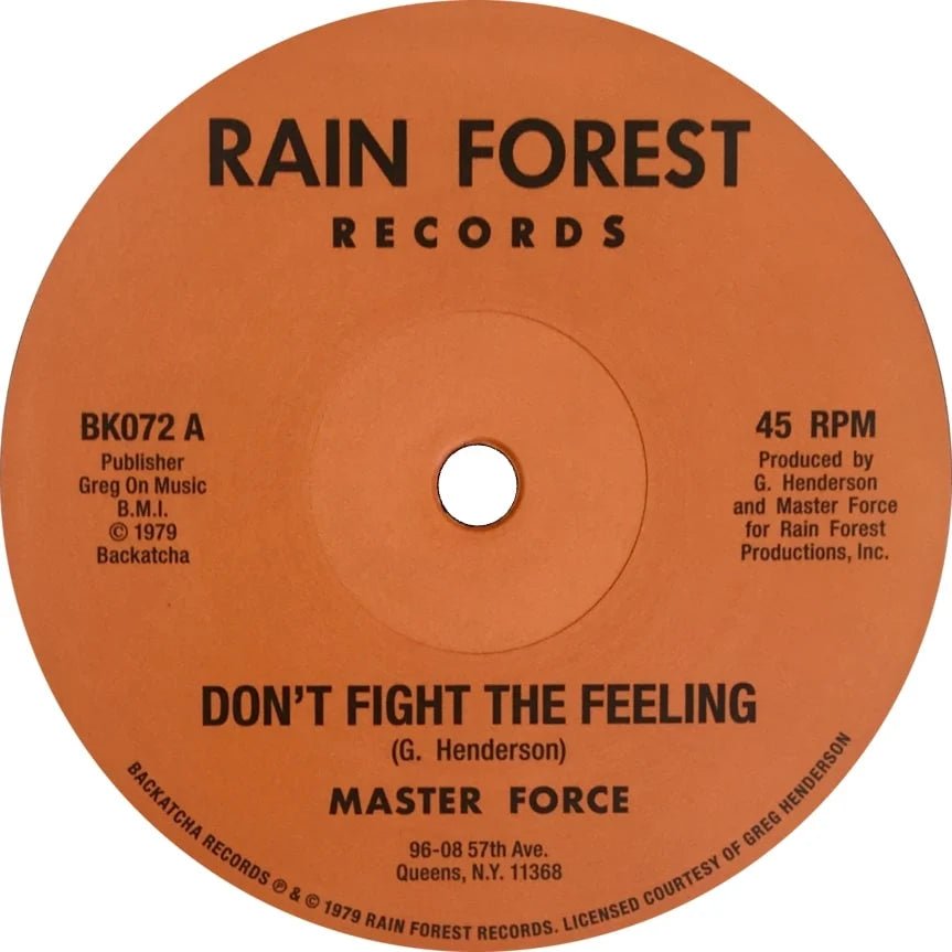 Master Force - Don't Fight The Feeling / Hey Girl