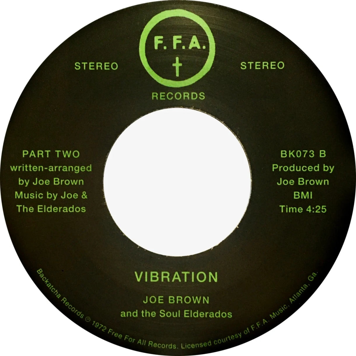 Joe Brown and the Soul Elderados - Vibration Part One / Vibration Part Two