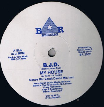 Bones Jones Duo - My House