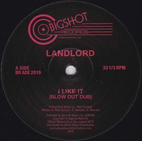 Landlord - I Like It (Blow Out Dub)