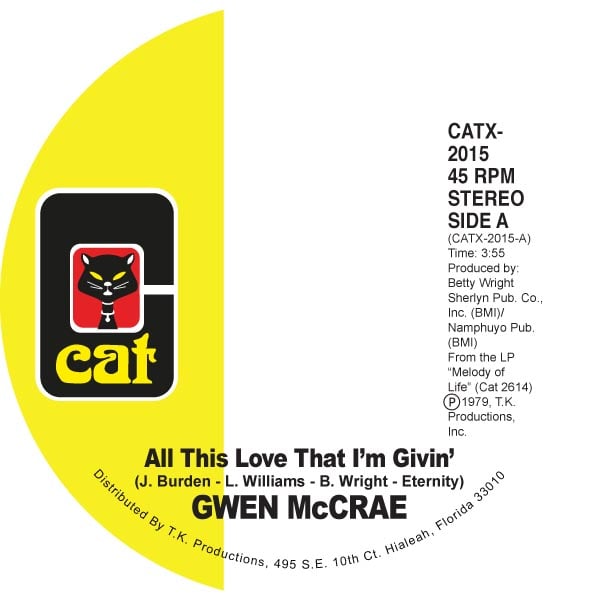 Gwen McCrae - All This Love That I'm Givin