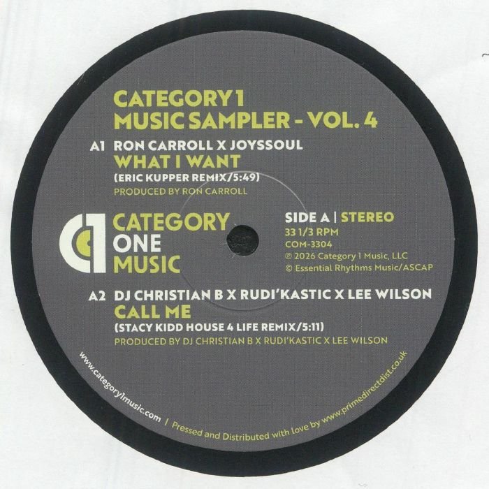 Ron Carroll - Category 1 Music Sampler Vol 4
