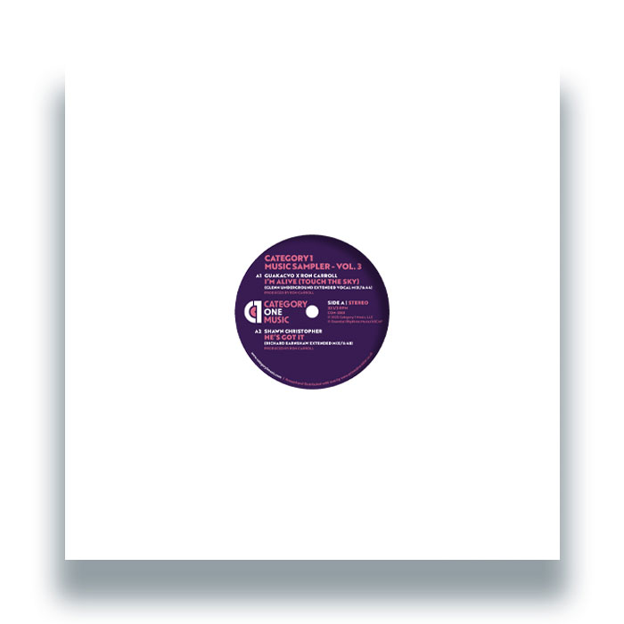 GU aka CVO x Ron Carroll - Category 1 Music Sampler - Vol. 3