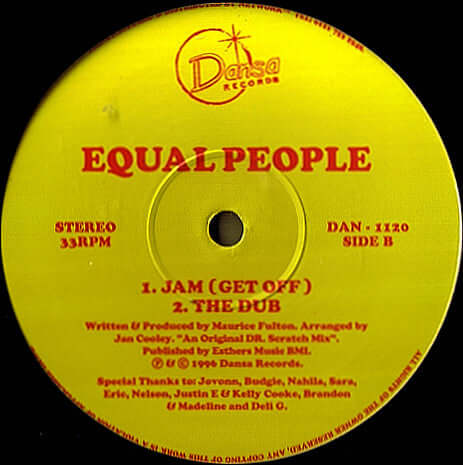 Equal People - We All The Same / Jam