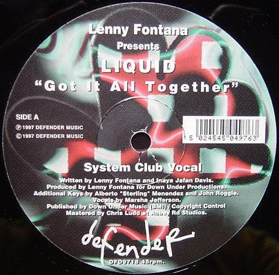 Lenny Fontana Presents Liquid - Got It All Together