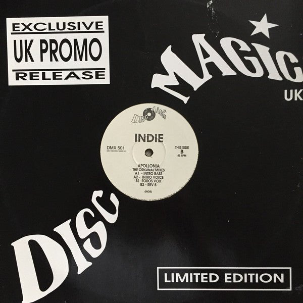Indie - Apollonia - The Original Mixes