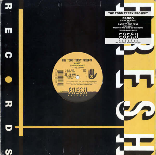 The Todd Terry Project - Bango (To The Batmobile) / Back To The Beat