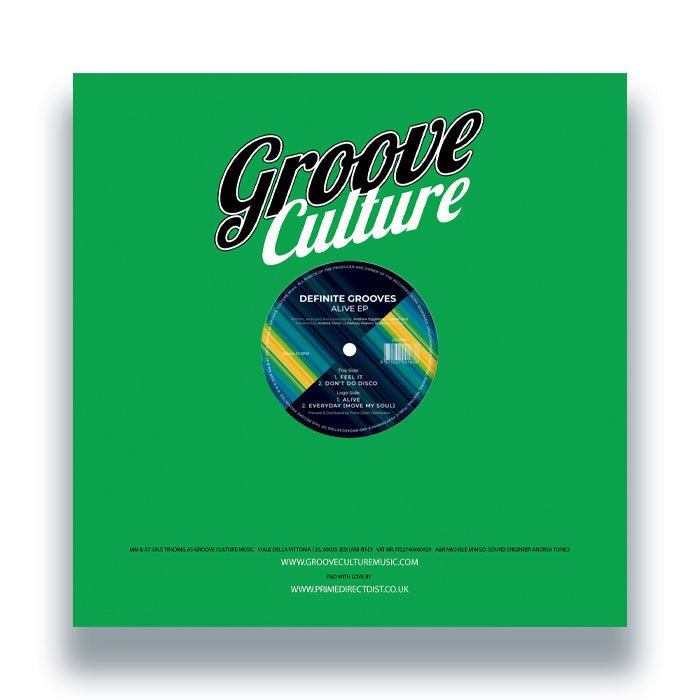 Definite Grooves - Alive EP