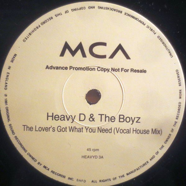 Heavy D. & The Boyz - The Lover's Got What U Need