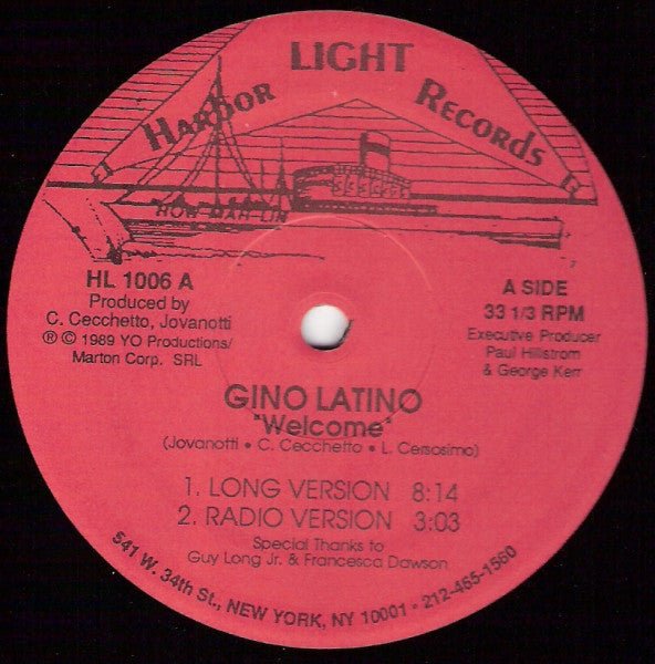 Gino Latino - Welcome / Yo
