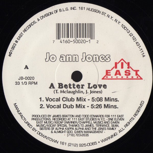 Jo Ann Jones - A Better Love