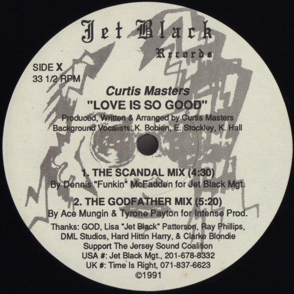 Curtis Masters - Love Is So Good