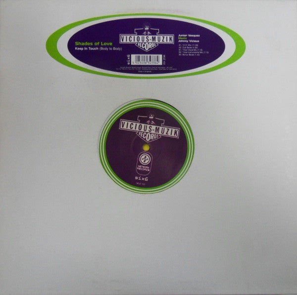 Shades Of Love - Keep In Touch (Body To Body)