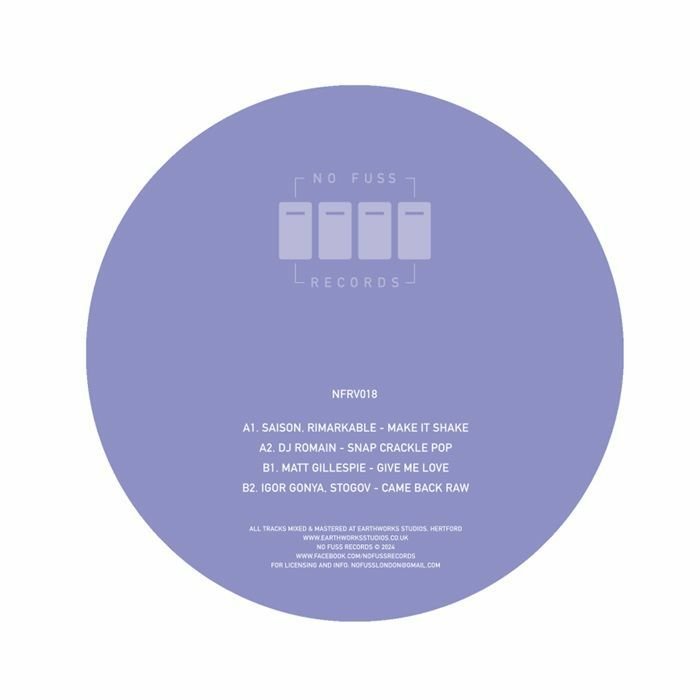 Saison / Rimarkable / Matt Gillespie / DJ Romain / Igor Gonya / Stogov - NFRV 018