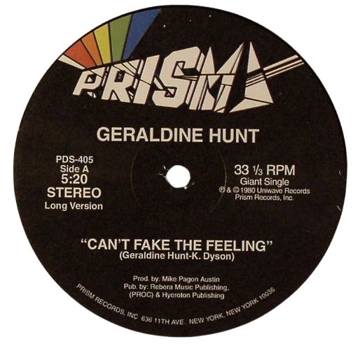 Geraldine Hunt - Can't Fake The Feeling