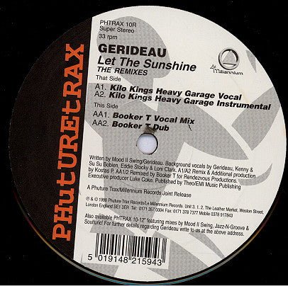 Gerideau - Let The Sunshine (The Remixes)