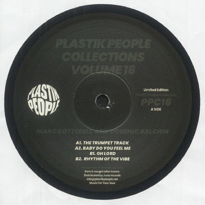 Marc Cotterell / Dominic Balchin - Plastik People Collections Vol 16