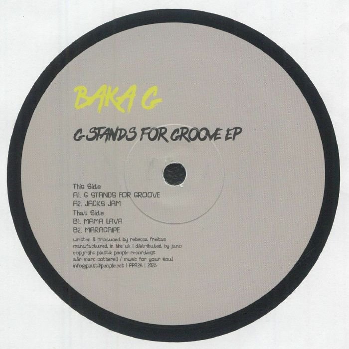 Baka G - G Stands For Groove EP
