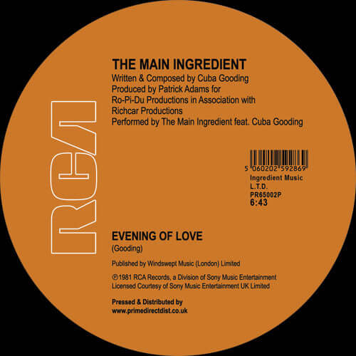 The Main Ingredient - Happiness Is Just Around The Bend / Evening Of Love