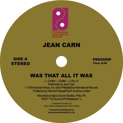 Jean Carn - Was That All It Was