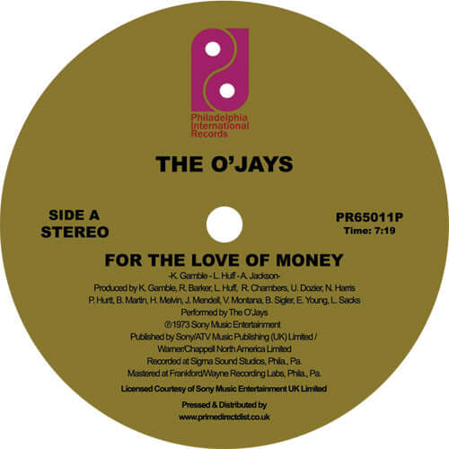 The O'Jays - For the Love of Money
