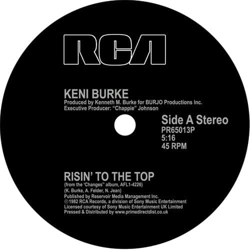 Keni Burke - Risin to the Top