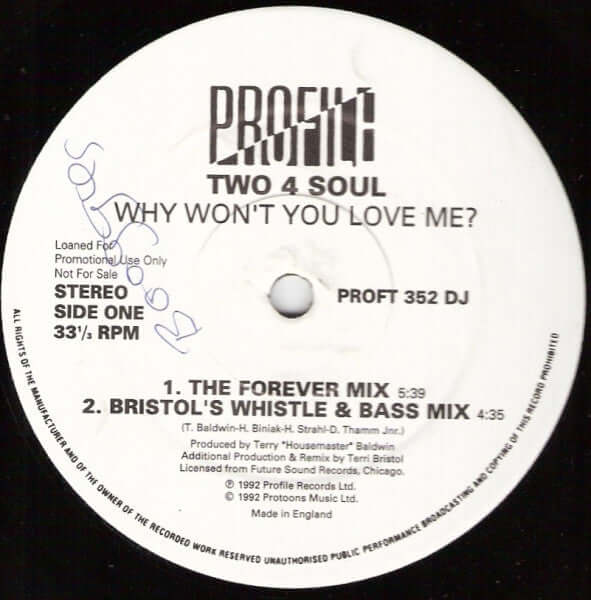 Two For Soul - Why Won't You Love Me?