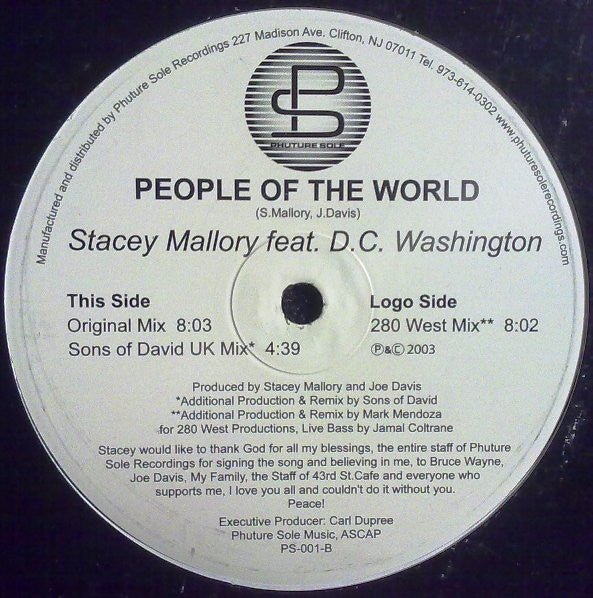 Stacey Mallory Feat. D.C. Washington - People Of The World
