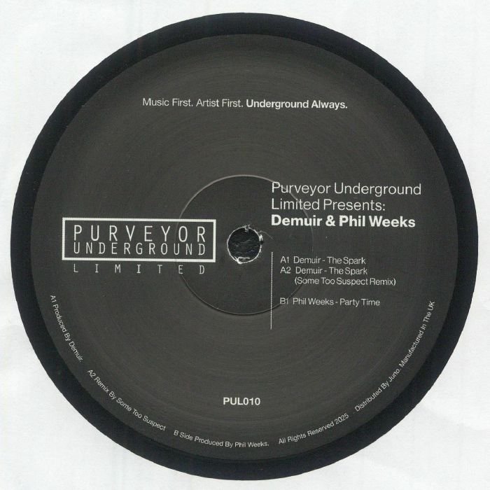 Demuir / Phil Weeks - Purveyor Underground Limited Presents: Demuir & Phil Weeks