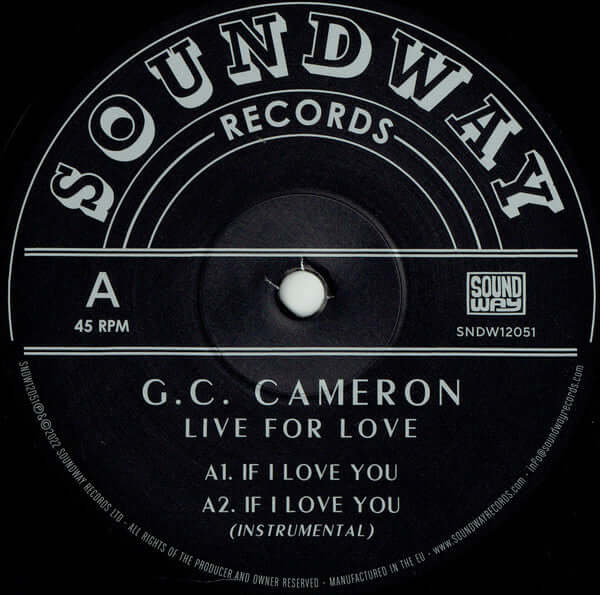 G.C. Cameron - Live For Love