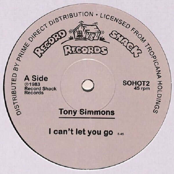 Tony Simmons - I can’t let you go / Galactic Funk