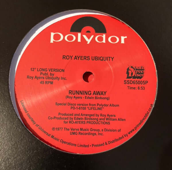 Roy Ayers Ubiquity - Running Away / Love Will Bring Us Back Together