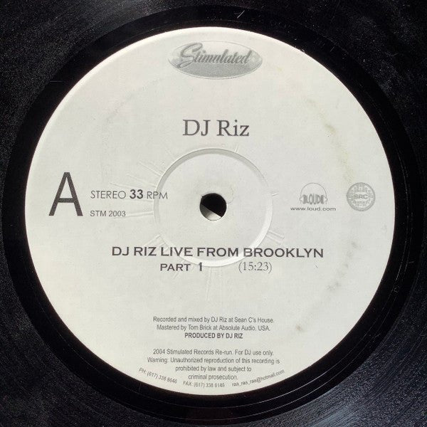 DJ Riz - Live From Brooklyn
