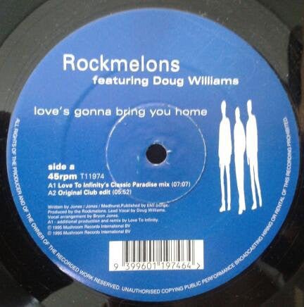 Rockmelons Featuring Doug Williams - Love's Gonna Bring You Home