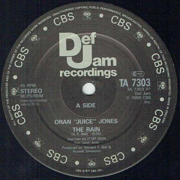 Oran "Juice" Jones - The Rain