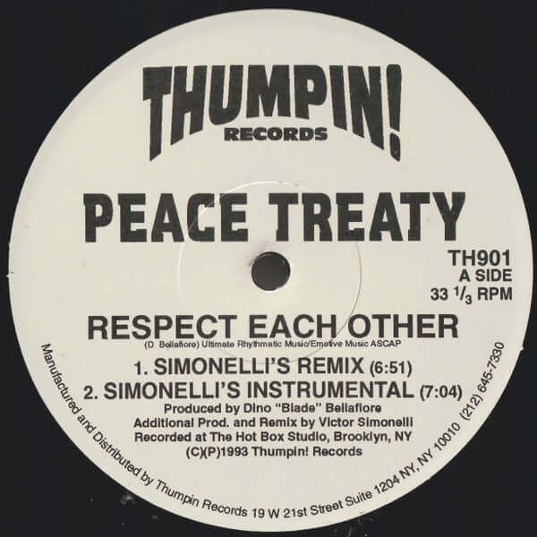 Peace Treaty - Respect Each Other
