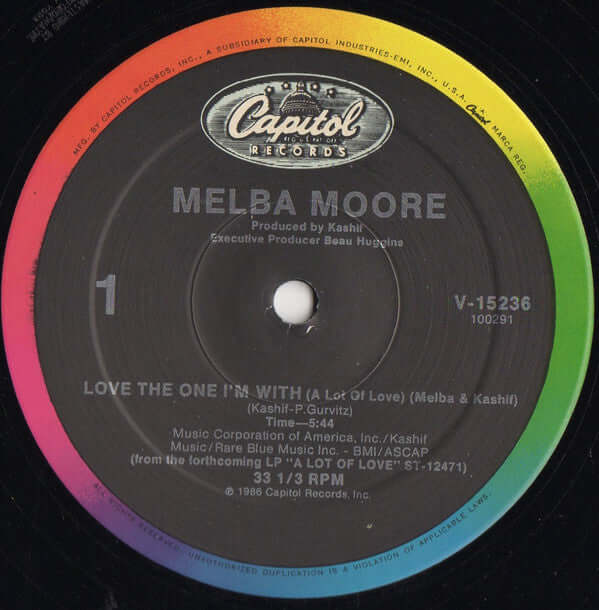 Melba Moore & Kashif - Love The One I'm With (A Lot Of Love) / Don't Go Away
