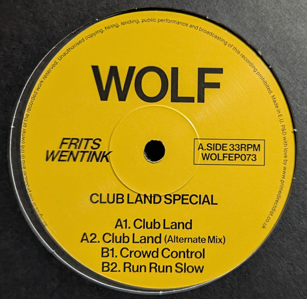 Frits Wentink - Club Land Special
