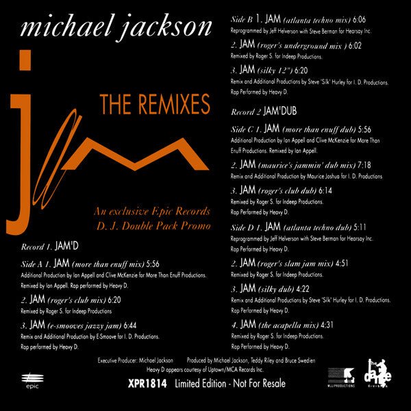 Michael Jackson - Jam (The Remixes)